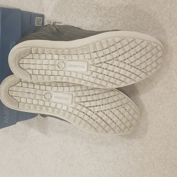 Black ankle Geox Natural Leather Active breathable shoes  Size 8. Italian parent - Picture 5 of 10